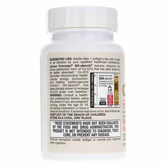 Ubiquinol QH Absorb 200 Mg, JRF